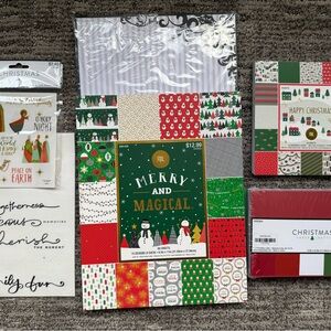 Hobby Lobby Merry and Magical Christmas Paper Pack